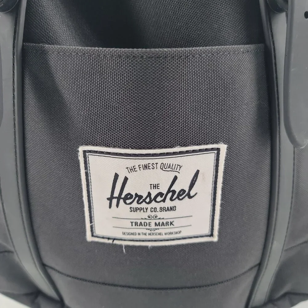 Herschel Little America Backpack Black Laptop Travel School Bag